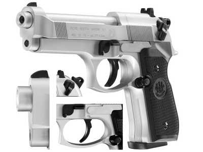 Pistolet Beretta M 92 FS nickel 4.5 mm