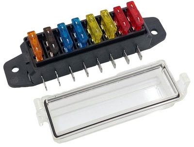 Коробка роз'єм корпус запобіжників uni 8 pól фото №1