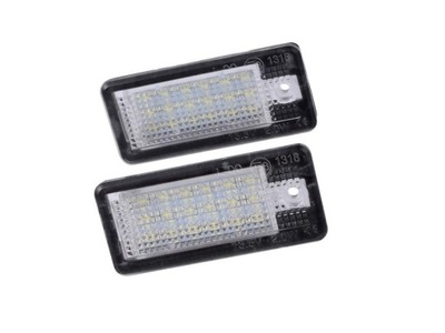 Лампи освітлення реєстрації led audi a6 c6 s6 a5 фото №1