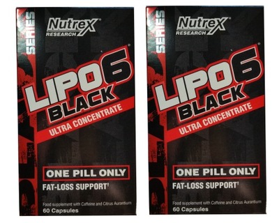 NUTREX LIPO 6 BLACK ULTRA CONCENTRATE 120 kaps USA