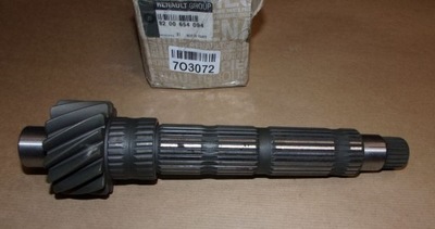 Вал головний коробки r kangoo ii 8200654094 фото №1