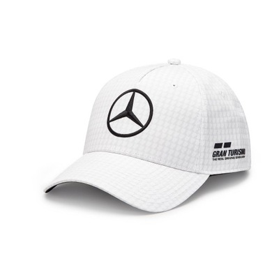 CZAPKA BASEBALLOWA DZIECIECA BLANCA LEWIS HAMILTON MERCEDES AMG F1  