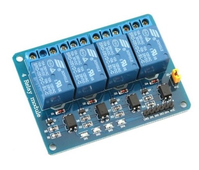 Moduł przekaźnika 4-kanałowego 5V 10A dla Arduino