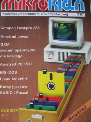 MikroKlan Vademecum techniki mikrokomputerowej Amstrad Compaq 3/1987