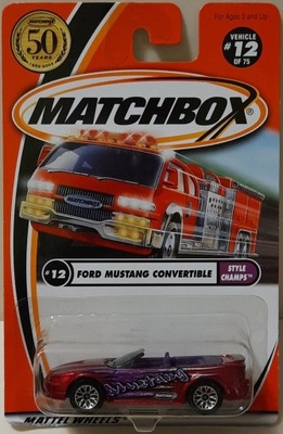 Matchbox 2001r '99 Mustang Convertible