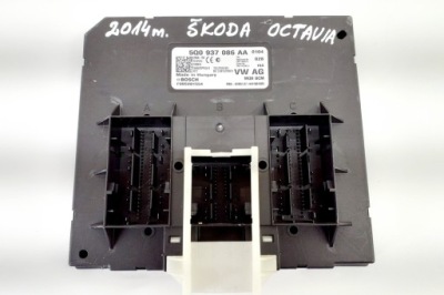 Модуль комфорту skoda octavia iii 5e3 5q0937086aa 2014 фото №1