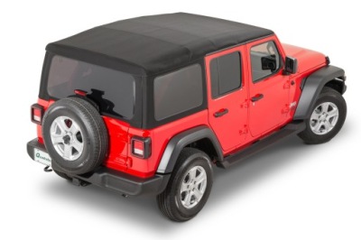 Дах м'який soft top kompletny wrangler jl 4d 18+ фото №1