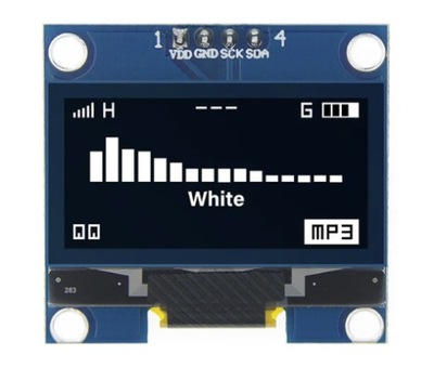 Wyświetlacz OLED 1,3 cala Do Arduino I2C 128x64 Biały