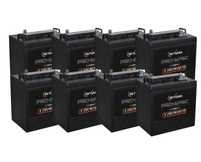 8x акумулятор yuasa pro-spec dcb105-6 dt 6v 225ah фото №1