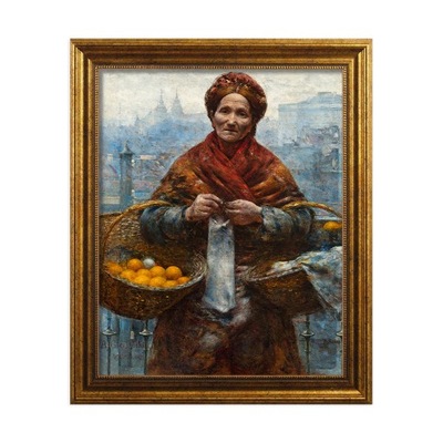 Pomarańczarka portret obraz Aleksander Gierymski