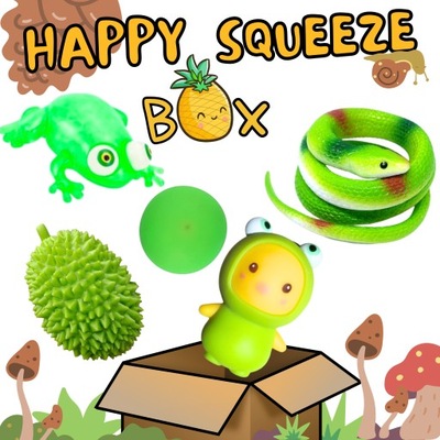 Squishy Box Wiosenny - Gniotki antystresowy