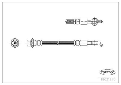 ПРОВОД ТОРМОЗНОЙ ГИБКИЕ TOYOTA фото