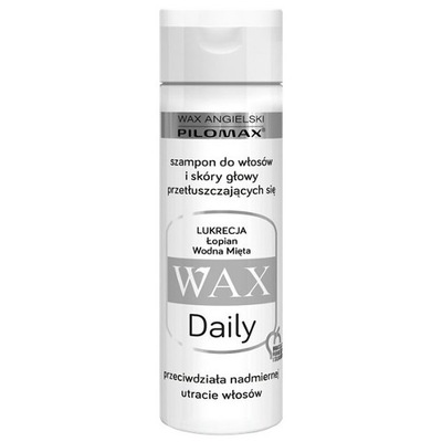 Pilomax WAX Daily Lukrecja szampon do włosów 200ml