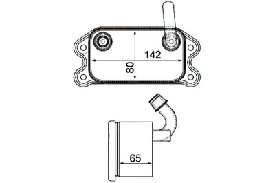 HELLA RADUADOR ACEITES VOLVO S60 I 2.4 D5  