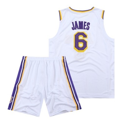 Jerseyowy strój do koszykówki Lakers James nr 6, XS