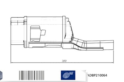 BLUE PRINT FILTRAS HIDRAULIKOS DĖŽĖS PAVARŲ CHEVROLET CAPTIVA HONDA 