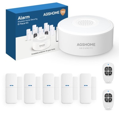 AGSHOME SYSTEM ALARMOWY Smart Home Z APLIKACJĄ Wi-Fi FD360