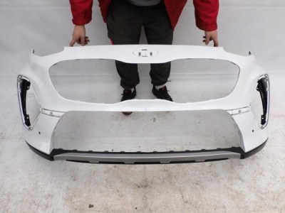 Kia sportage iv 4 lift 18-21 бампер перед передний pdc фото №1