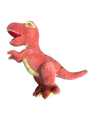 MASKOTKA PLUSZAK DINOZAUR CZERWONE DUŻY 30 cm