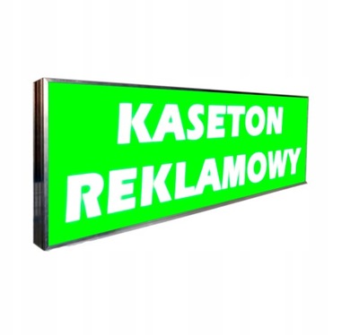 KASETON REKLAMOWY PREMIUM ŚWIETLNY LED 100x70