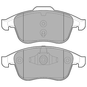 Delphi тормозные колодки тормозные перед lp2079 lp2079 фото №1