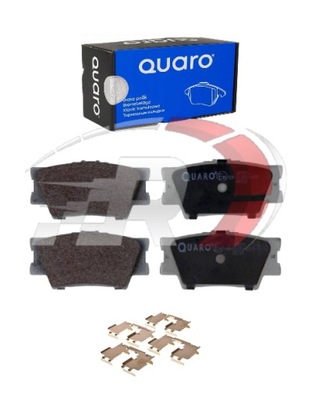 Pontiac vibe 2009-2010 тормозные колодки тормозные задняя + пластины фото №1