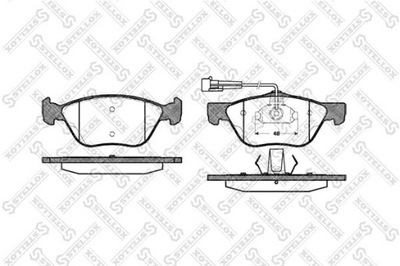 PADS BRAKE ALFA ROMEO 145 95-01 FRONT  