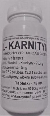 L- Karnityna 750 mg - 75 tab. Podkowa