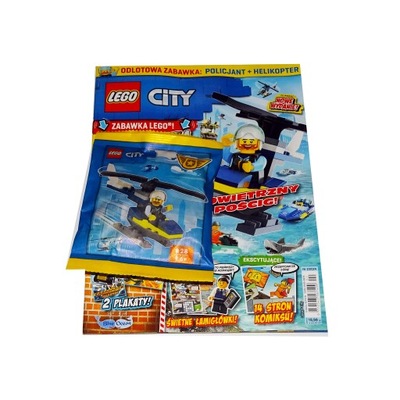 LEGO City 952402 Policjant i helikopter policyjny magazyn city 2 / 2024