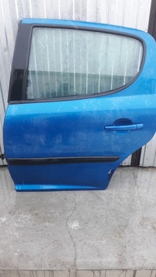 Peugeot 207 двері лівий задня kmf фото №1