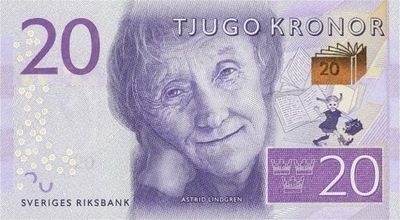 SZWECJA 20 Kronor 2015 P-69a UNC