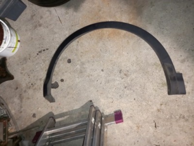 Nissan qashqai j11 левая молдинг крыла перед 2013r- фото №1