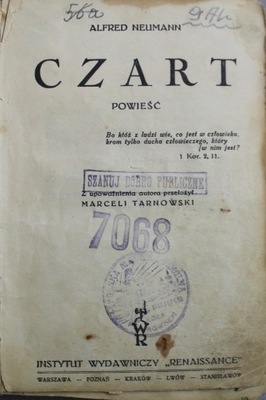 Czart powieść 1930 r.