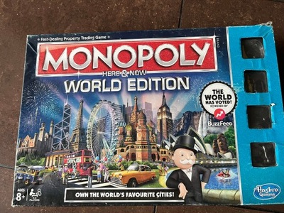 Gra Hasbro Monopoly Here&Now World Edition wersja angielska