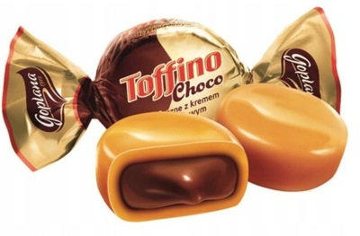Cukierki Goplana Toffino Choco z kremem czekoladowym 1kg