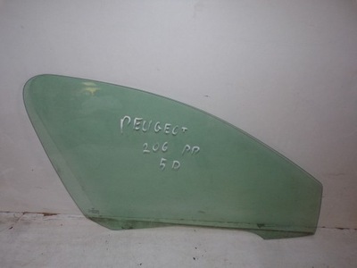 Стекло дверь правый перед peugeot 206 5d фото №1