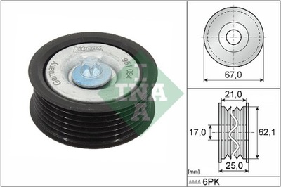 ROLLO PROPULSOR CORREA MULTICOSTAL 532 0629 10  