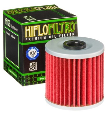 FILTRO ACEITES HIFLO HF123 HF 123 KAWASAKI KLX 650 R KL KLF BAYOU 300 250 KSF  