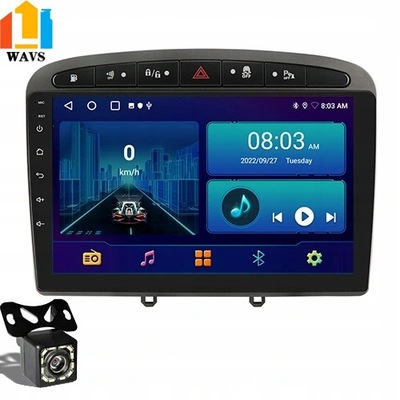 RADIO GPS BT PEUGEOT 308 408 2012-2020 ANDROID 32G