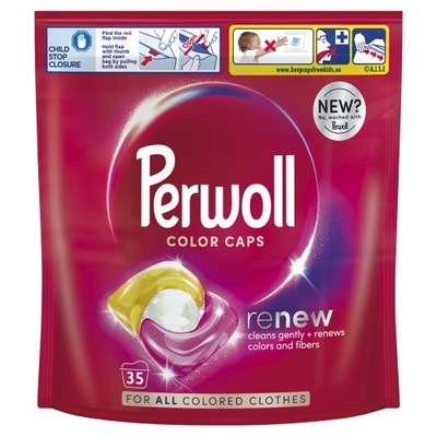 Perwoll Caps Color Kapsułki do prania 35 szt