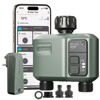 ELEKTRONICZNY STEROWNIK NAWADNIANIA WiFi PROGRAMATOR DO WODY ZAWÓR TUYA