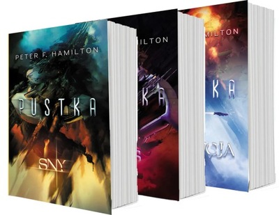 PAKIET TRYLOGIA PUSTKA Peter F. Hamilton (NOWA/FOLIA)