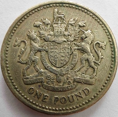 0221 - Wielka Brytania 1 funt, 1983