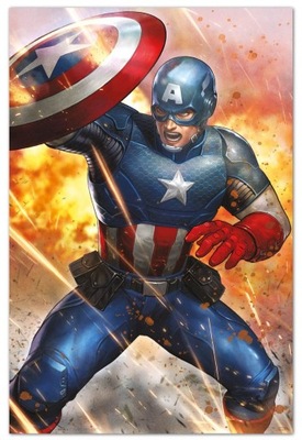 Kapitan Ameryka z Tarczą - plakat 61x91,5 cm