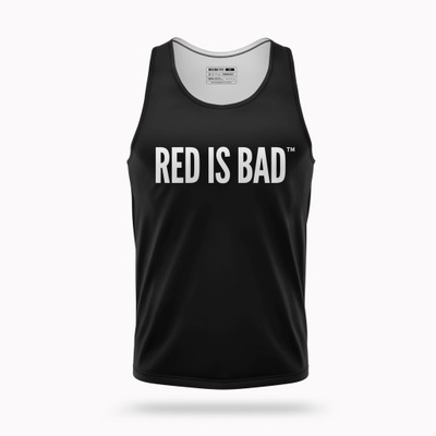 Red is Bad Tanktop Czarny - XL
