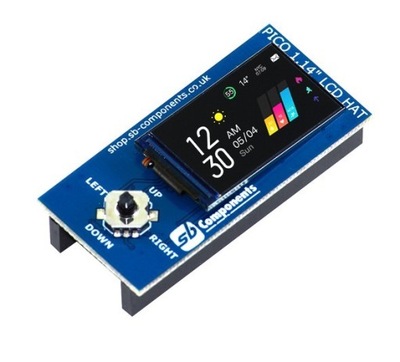 1.14” LCD HAT - moduł z wyświetlaczem LCD IPS 1,14