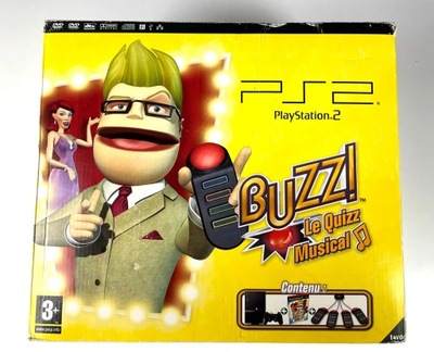 Konsola PlayStation 2 PS2 Slim Buzz Pack SCPH-77004 Komplet