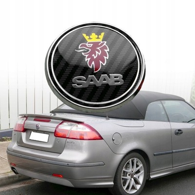 EMBLEM LOGO SAAB FRONT SIGN 68MM  