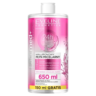 Eveline Cosmetics Hialuronowy płyn micelarny