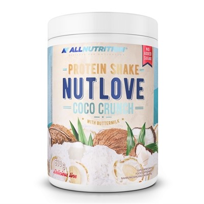 ALLNUTRITION NUTLOVE PROTEIN SHAKE COCO CRUNCH 630G BIAŁKO MASA MIĘŚNIE